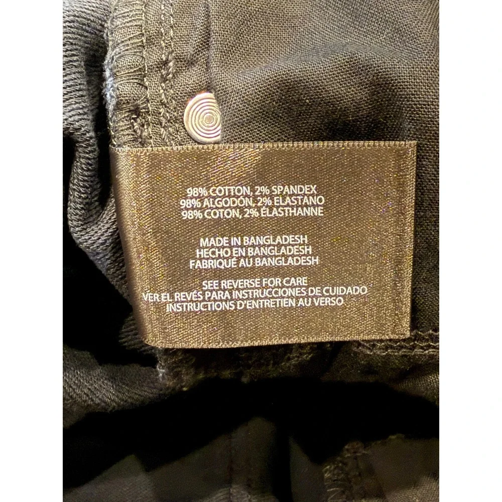 Banana Republic Mens Traveler‎ Pants 34x30 Black Slim Straight Chino 1620338